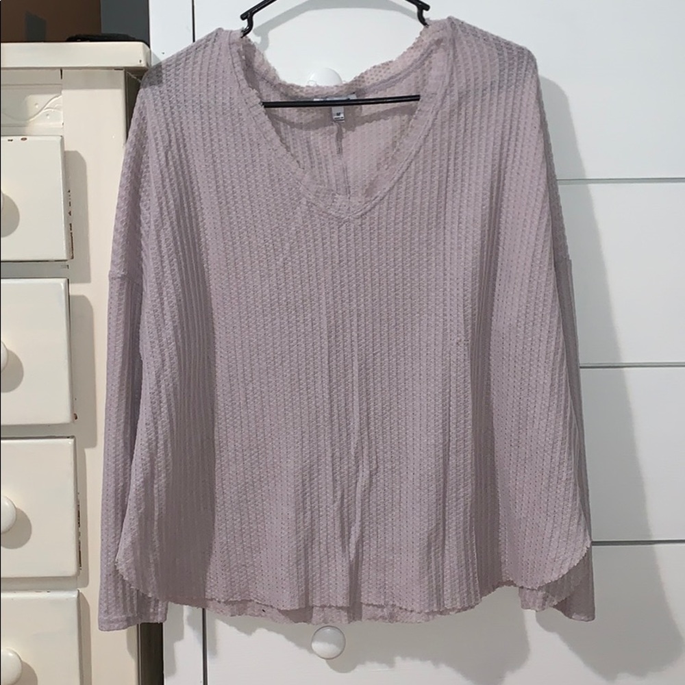 Fashion Nova waffle knit top